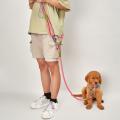 Dog Leash Harnesses Leads for Dog Walking Slung Hands Free Leashes-b