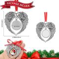 5pcs Angel Wing Blank Hot Transfer Printing Sublimation Ornament