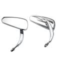 Rear View Side Mirror for All Models Road King Touring Xl 883 Silver
