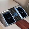 Car Carbon Fiber Rear Seat Adjust Button Frame for Panamera 2010-2016