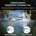 Fishing Lures, Plopping Minnow with Floating Rotating Tail