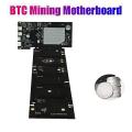 Eth-hsw2 Btc Mining Motherboard with 128g Ssd+8g Ram+4x Power Cord