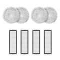 8pcs Washable Hepa Filter Mop Rag Cloth for Xiaomi Dreame Bot W10