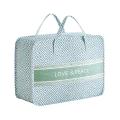 Household Large Quilt Finishing Bag Clothes Organizer Box Blue Green