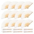 Bamboo Folding Hand Fan for Wedding Bridal Shower Prom Party Decor