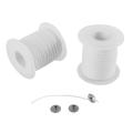 Candle Diy Tools,2 Rolls Braided Wick Core for Candles Diy Crafts