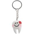 20 Pcs Keychain Key Ring Hang Tooth Shape Cute Dental Gift