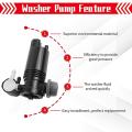 Windshield Washer Pump for Ford Edge Explorer Fiesta Lincoln Mkt Mkx