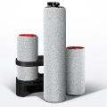 3pcs Spare Parts Roller Brush for Roborock U10 Household Wireless