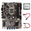B75 Btc Miner Motherboard+g630 Cpu+sata Cable+switch Cable Lga1155