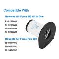2 Pcs Filters for Rowenta Air Force 460 All In One Rh92xx