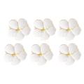 6 Pcs Flower Napkin Ring, Used for Banquet, Daily Party Decoration