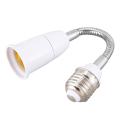 Light Lamp Bulb Flexible Extension Converter E26 Socket 18cm Long