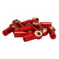 30pcs M3 Ball Joint Link Bar Rod Seals Ball Head Tie Rod End Red