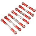 2x for Wltoys 144001 1/14 Rc Car Spare Parts Metal Linkage Rod,red