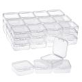40 Pack Pack Clear Plastic Beads Storage Containers Box