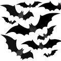 Halloween Decoration Reusable Pvc Decoration Scary Bat Wall Stickers