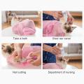 Pet Cleaning and Grooming Tools Cat Bag Cat Bath Bag, Nails Ears Pink
