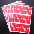 750pcs Cable Label Sticker Waterproof Electrical Cord Marker Print
