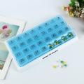 Monthly Pill Organizer 31 Compartments, Pill Organizer,blue