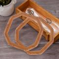 2 Packs Embroidery Hoops Octagon Set - Imitated Wood
