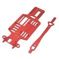 Metal Chassis and Second Floor Plate for Mini-q 1/28 Rc Drift,red