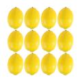 12pcs Artificial Lemons for Home Wedding Party Decoration Yellow