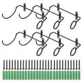 6pcs Wine Rack with Screws Home Bar Wall Mounted Bottle Holder B