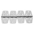 4 Pieces Stainless Steel Strap Hinge for Marine Boat Yacht 76 X 38 Mm