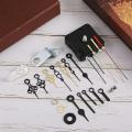 7 Sets Quartz Clock Movement Mechanism, Silent Short Shaft Clock