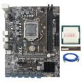 B250c Mining Motherboard with G4560 Cpu+1xddr4 4g 2133mhz Ram for Btc