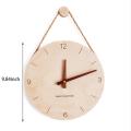 Wall Clock Wooden Home Clock Decoration,wall Decor for Living Room