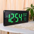 Led Digital Alarm Clock Temperature Date Display Desktop Mirror A