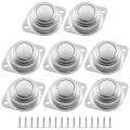 8 Pcs 1 Inch Roller Ball Transfer Bearings for Furniture Wheelchair