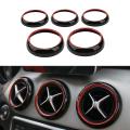 Car Air Vent Outlet Ring Cover for Mercedes Benz A Class W176 13-18 A