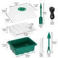 5 Packs Seed Starter Trays with Grow Light,seed Starter Kit, Green