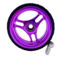 Folding Bike Easywheel Aluminum Alloy Easy Wheel with Bolt,purple
