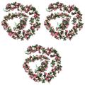 6pcs Artificial Rose Flower Floral Vine Hanging Garland Wedding Decor