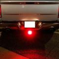 2 Inch Trailer Truck Hitch Towing Receiver Cover Smoked Lens 15 Led