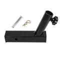 Hitch Mount Flagpole Holder for Standard Hitch Receivers Bracket