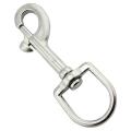 5 Pcs 65mm Marine 316 Stainless Steel Oval Single-ended Rotary Buckle
