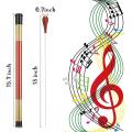 2pcs Wood Handle Music Conducting Baton for Choral Symphony Concert