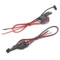 Foxsur 2pcs Motorcycle Battery Charger Sae Charging Cable Sae Fuse