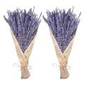 2 Bundles Dried Lavender Bundles, for Home Decor Flower Arrangements