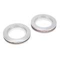 50 Pac Curtain Eyelet Rings Nanoscale Low Noise Roman Ring (silver)