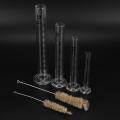 Thick Glass Graduated Measuring Cylinder Set 5ml 10ml 50ml 100ml