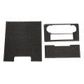 Car Soft Carbon Fiber Anti-kick Rear Exhaust Vents Cover Trim