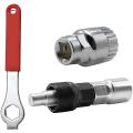 Bike Crank Extractor Bicycle Repair Tool Kit Bottom Bracket Wrench