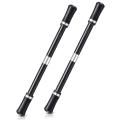2pcs Spinning Pens with Weighted Ball Finger Rotating Pen (black)