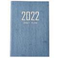 A5 Diary Notebook Pu Cover Notebooks School Office Supplie,denim Blue